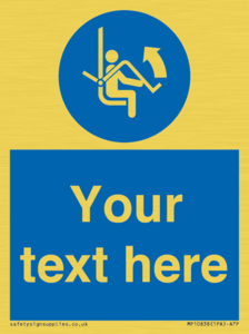 Custom Mandatory: Open safety bar of chairlift